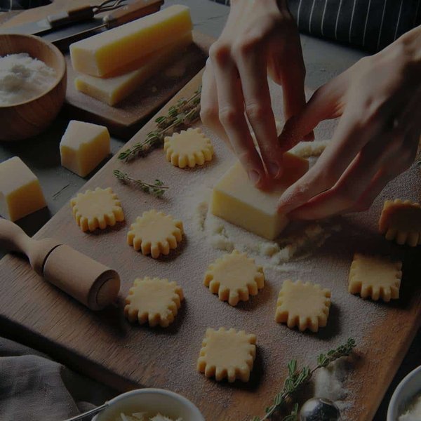 Quelle est la technique pour des biscuits sablés au parmesan pour l'apéritif ?